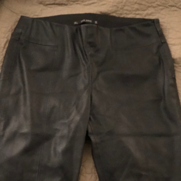 Zara Pants - Zara black faux leather pant